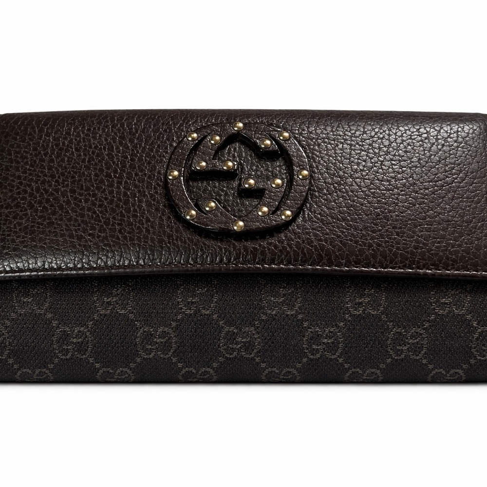 Gucci Dark Brown Long Wallet